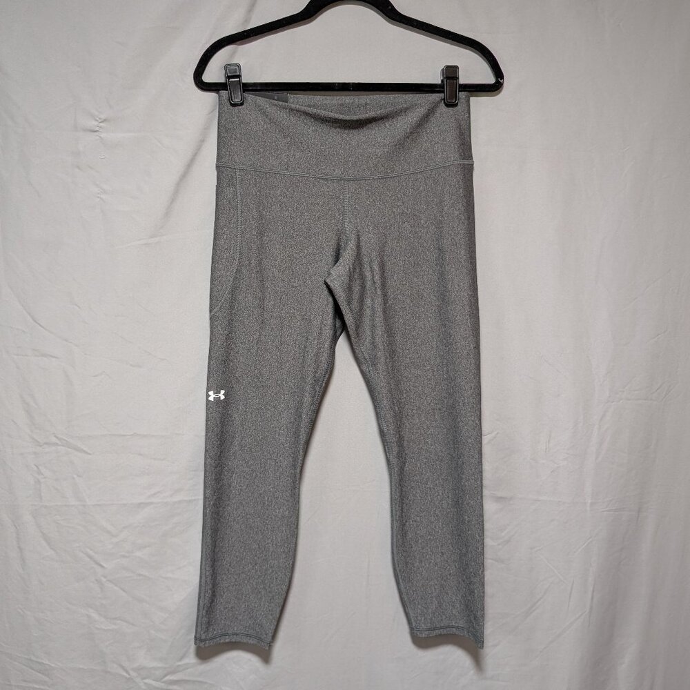 Under Armour Gray Compression Heat Gear Ankle Leggings New Women's Large
